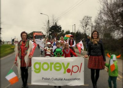 Poles in Gorey Parade 2017