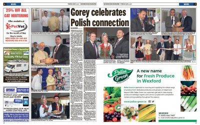 Prasa o festiwalu Polska Eire 2017 w Gorey
