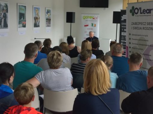 Meeting with Polish actor Marian Dziedziel