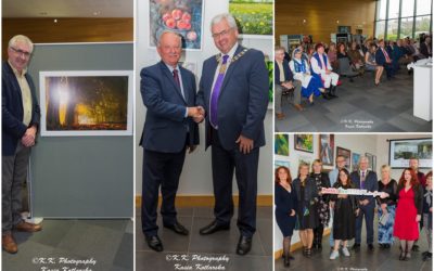 Polscy Artyści w Irlandii, wystawa fotografii Josepha Dixona oraz delegacja samorządowców z Gminy Puck, tak wyglądało otwarcie Festiwalu PolskaÉire 2019 w Gorey.