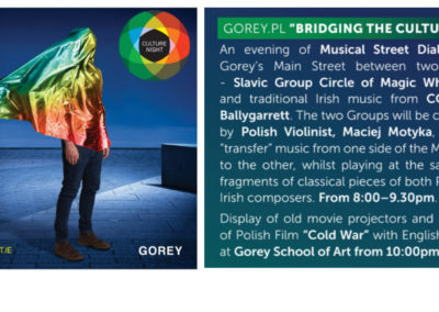 Strong Polish accents during Culture Night in Gorey on the 20th of September prepared by Polish Cultural Association – Gorey.pl